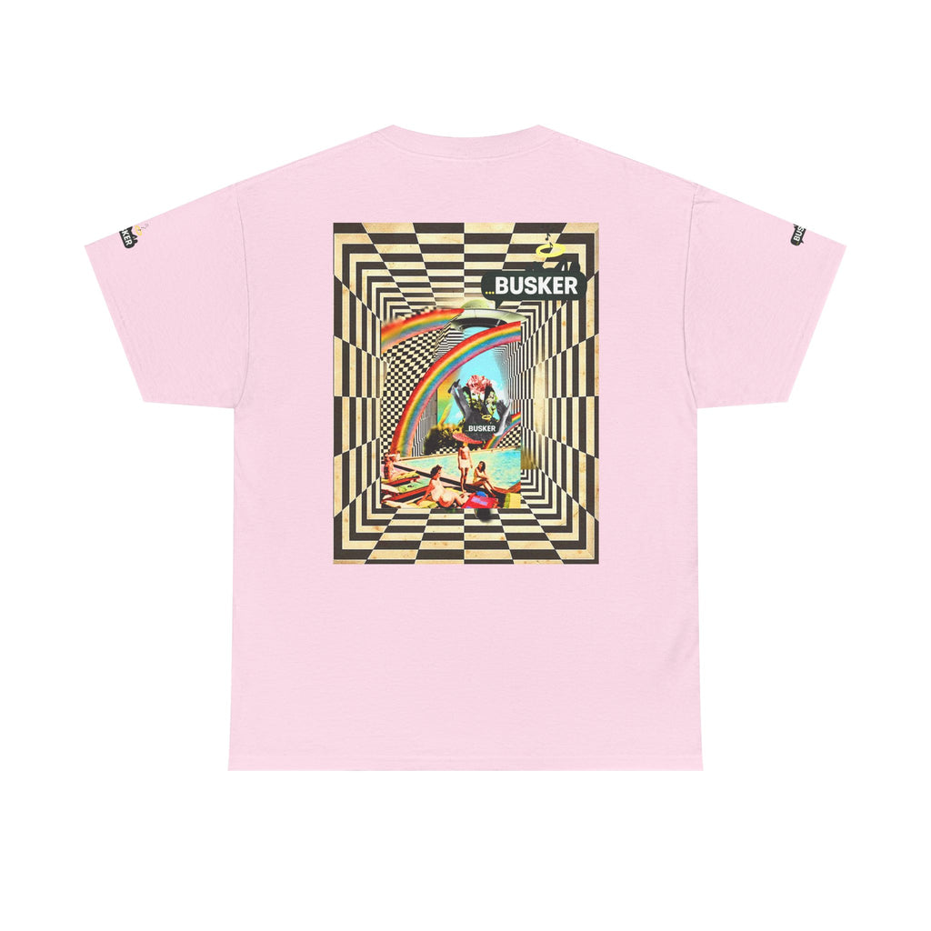 Retro Busker Graphic Tee - Unisex Heavy Cotton