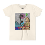 Youth Graphic Tee with Fun 'Busker' Design, Cool Summer Shirt, Gifts for Kids, Festival Attire, Trendy Youthwear