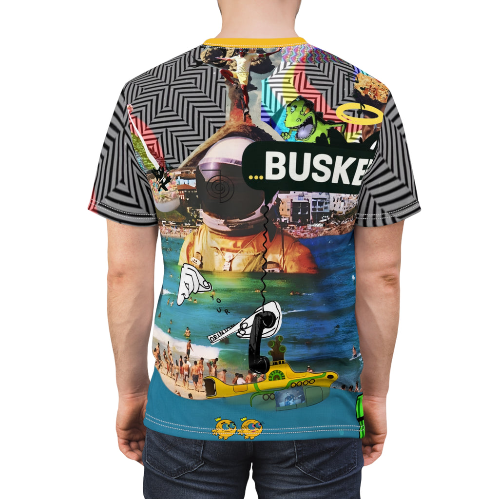 Astronaut Beach Vibes Tee, Unisex Graphic T-Shirt, Summer Fashion, Unique Streetwear, Fun Gift for Space Lovers and Beachgoers