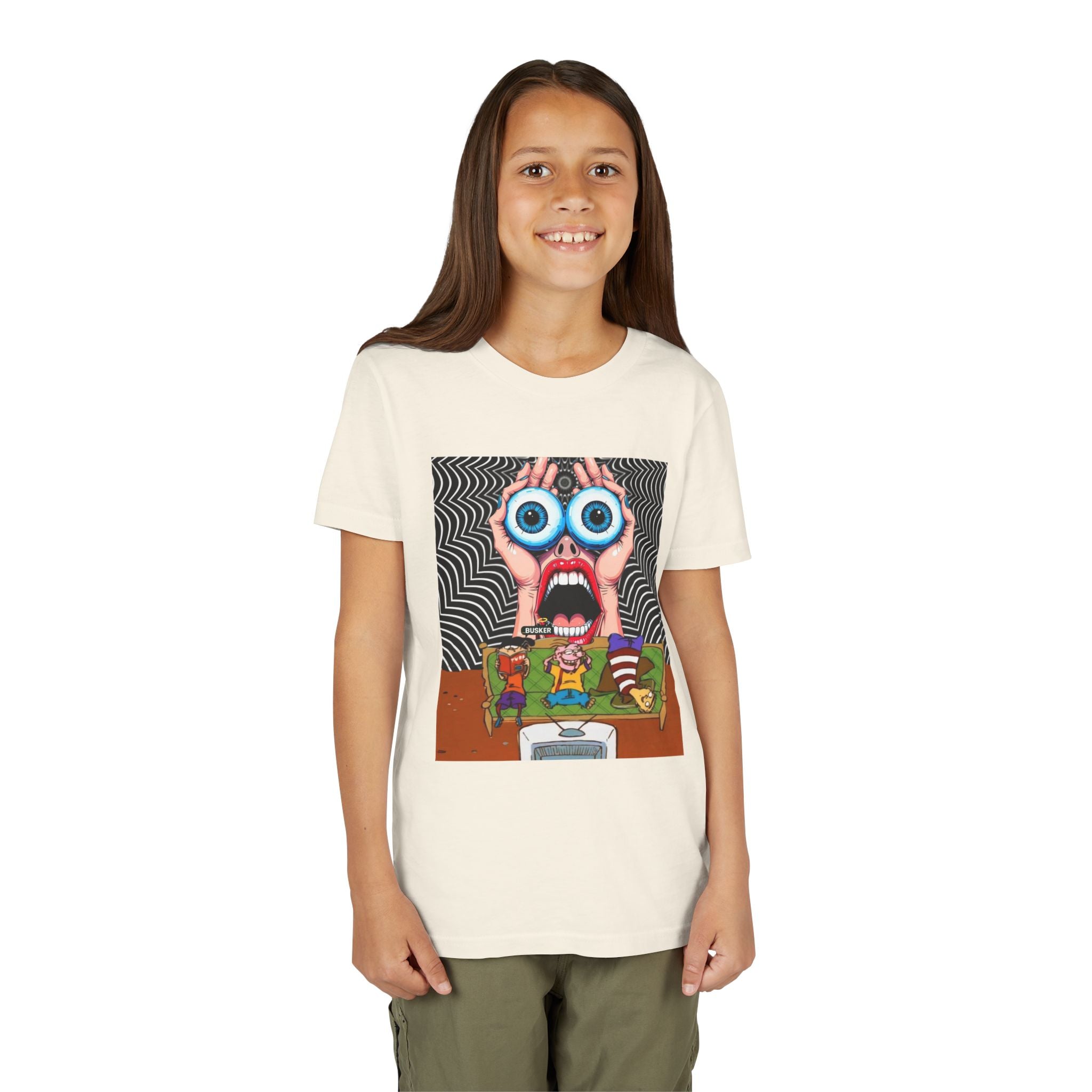 Youth Graphic Tee, Fun and Quirky Design for Creative Kids, Perfect for Birthdays, Everyday Wear, or Art Lovers