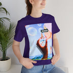 Busker Vibe Unisex Jersey Tee – Colorful Artistic Design for Summer Fun