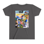 Colorful Youth Short Sleeve Tee - "Busker" Graphic Art Top