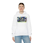 Busker Street Art Hoodie — Colorful Musician Graphic Pullover
