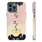 Cute Animal Phone Case, Tough Phone Cover for Pet Lovers, Gifts for Birthdays, Holidays, Music Lovers, Fun Tech Accessories