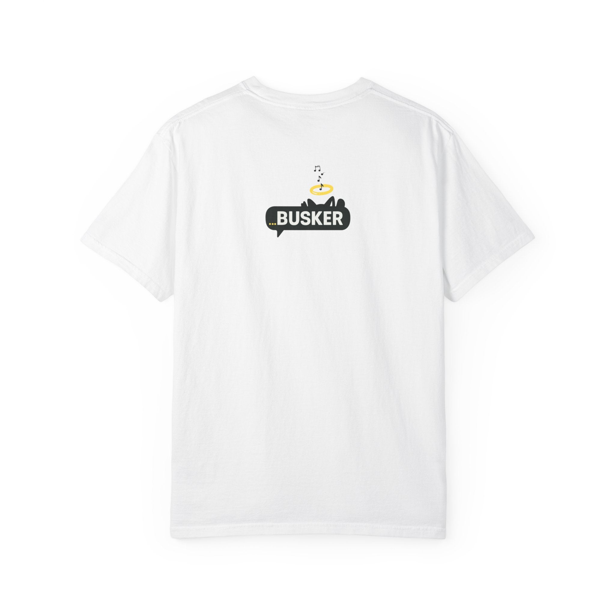 Unisex Garment-Dyed T-shirt with Colorful Retro Design, Music Lover Gift, Casual Wear, Festival Clothing, Unique Graphic Tee