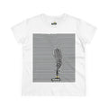 Stylish Women's Cotton Tee with Busker Design, Graphic Tee for Music Lovers, Casual Wear, Gifts for Her, Hipster Fashion