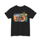Artistic Unisex Heavy Cotton Tee - Vibrant Busker Design