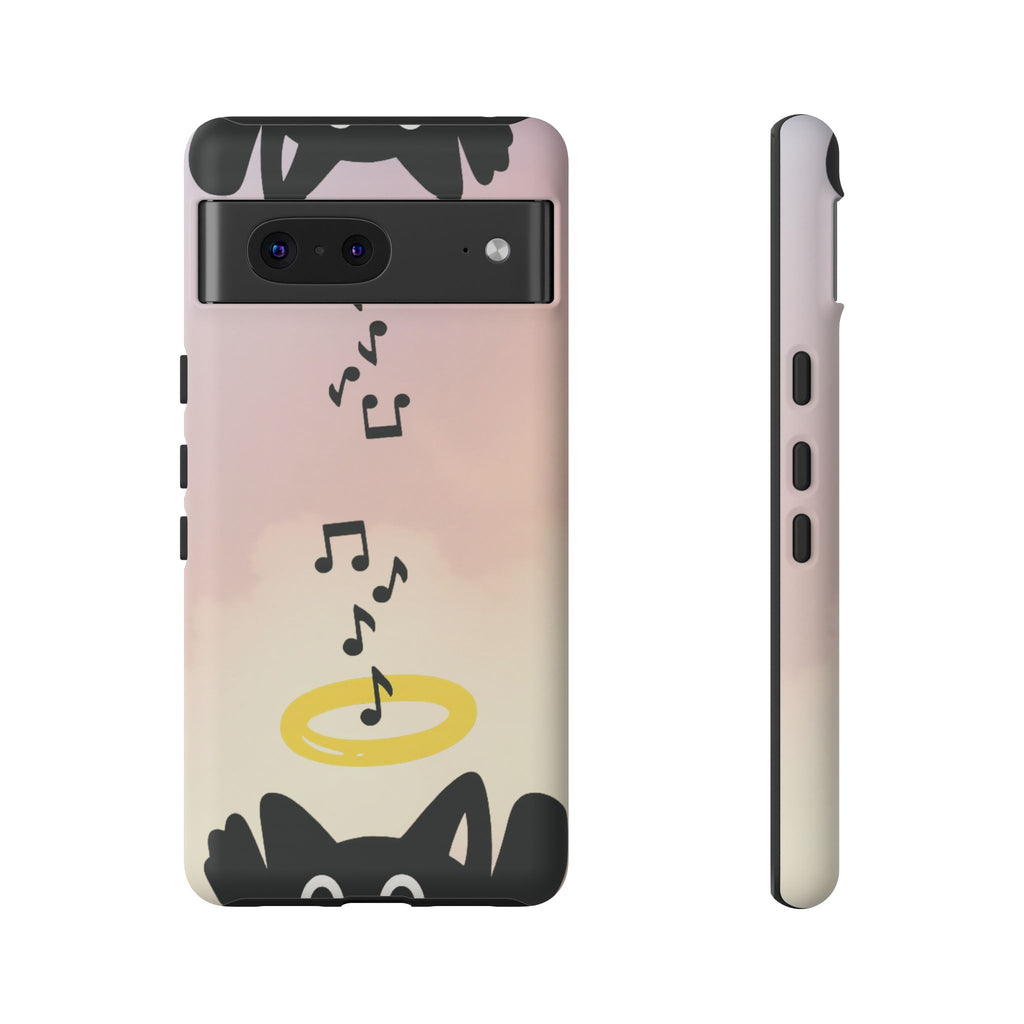 Cute Animal Phone Case, Tough Phone Cover for Pet Lovers, Gifts for Birthdays, Holidays, Music Lovers, Fun Tech Accessories