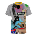 Vibrant Graphic Tee, Unisex Artistic Shirt, AOP T-Shirt for Bold Fashion, Unique Gift for Creatives, Streetwear Style, Fun Statement Tee