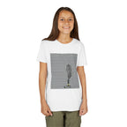 Youth Graphic Tee, Unisex T-Shirt for Kids, Cool Streetwear, Music Lover Apparel, Gift for Young Creatives, Trendy Summer Wear