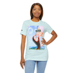 Busker Vibe Unisex Jersey Tee – Colorful Artistic Design for Summer Fun