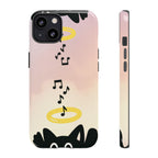 Cute Animal Phone Case, Tough Phone Cover for Pet Lovers, Gifts for Birthdays, Holidays, Music Lovers, Fun Tech Accessories