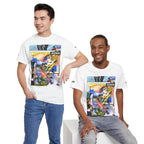 Cool Graphic Unisex Heavy Cotton Tee - 'Busker' Design