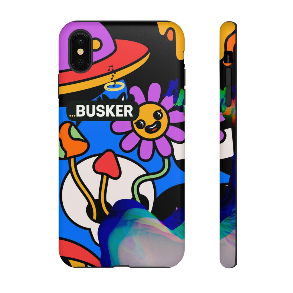 Colorful Phone Case, Cute Phone Accessories, Gift for Music Lovers, Fun Tech Gear, Unique Floral Design Case