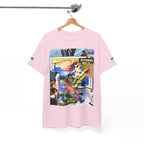 Cool Graphic Unisex Heavy Cotton Tee - 'Busker' Design