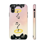 Cute Animal Phone Case, Tough Phone Cover for Pet Lovers, Gifts for Birthdays, Holidays, Music Lovers, Fun Tech Accessories