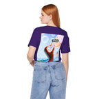 Busker Vibe Unisex Jersey Tee – Colorful Artistic Design for Summer Fun