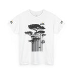 Nature-Inspired Unisex Heavy Cotton Tee, Eco-Friendly Tee, Graphic T-Shirt, Outdoor Lover Gift, Casual Wear, Tree Art Shirt