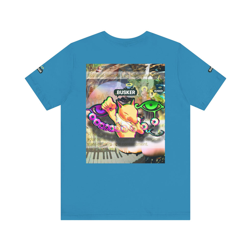 Vibrant Busker Art Tee for Creative Souls