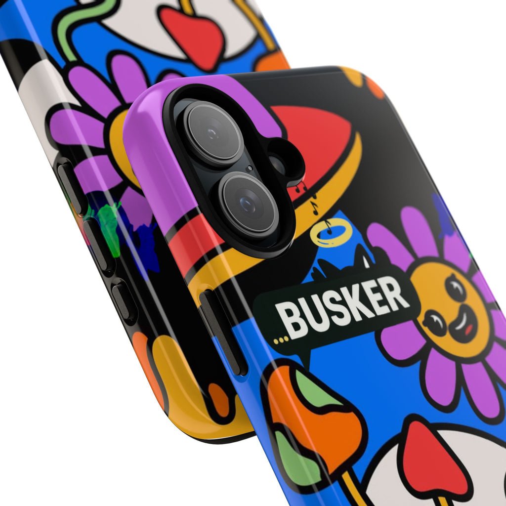 Colorful Phone Case, Cute Phone Accessories, Gift for Music Lovers, Fun Tech Gear, Unique Floral Design Case