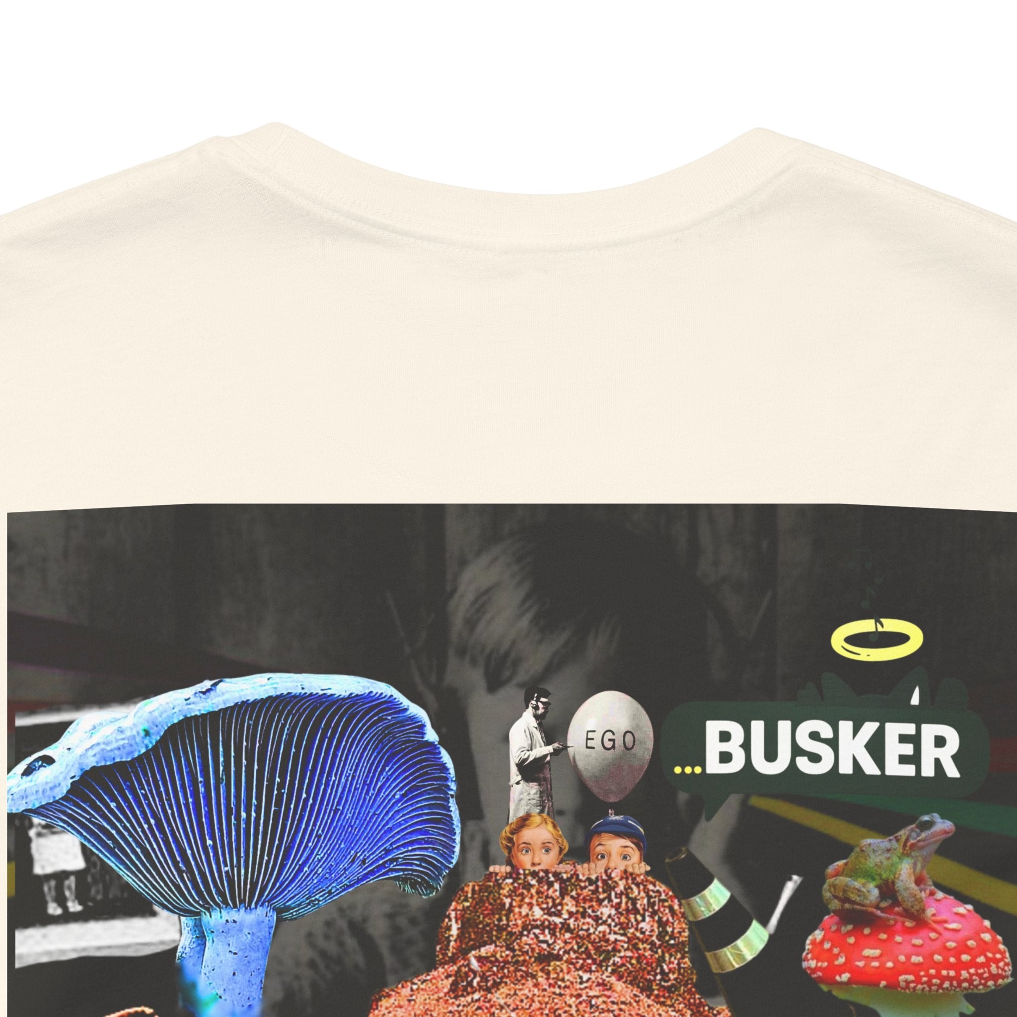 Creative Unisex Graphic Tee - 'I Don't Think' Busker Design