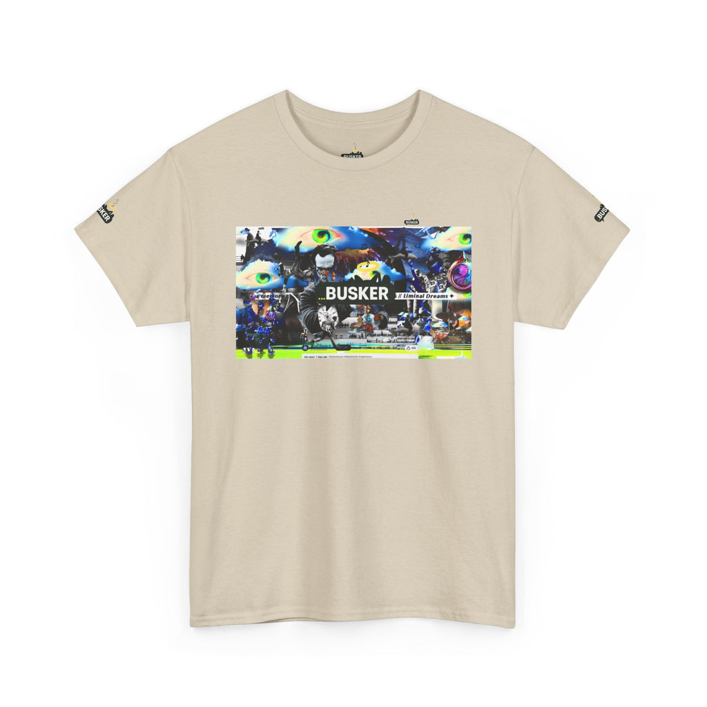 Busker Graphic Tee — Vintage Street Music Poster T‑Shirt