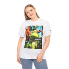 Vibrant Busker Graphic Tee for Art Enthusiasts