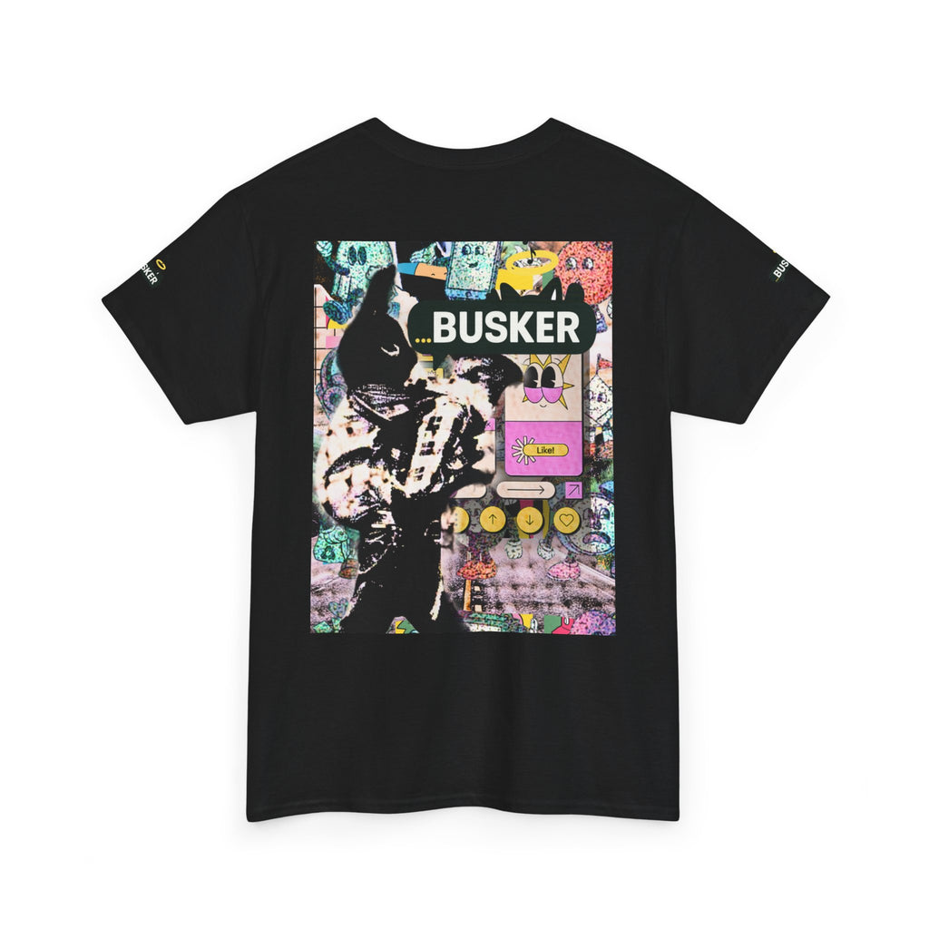 Grunge Art Busker Unisex Heavy Cotton Tee