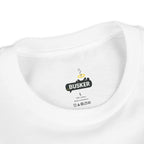 Whimsical Youth Tee with 'Busker' Design, Fun Gift, Summer Style, Music Lovers, Kid's Fashion, Creative Apparel