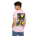 Artistic Unisex Heavy Cotton Tee - 'BUSKER' Graphic Design