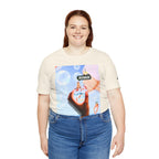 Busker Vibe Unisex Jersey Tee – Colorful Artistic Design for Summer Fun