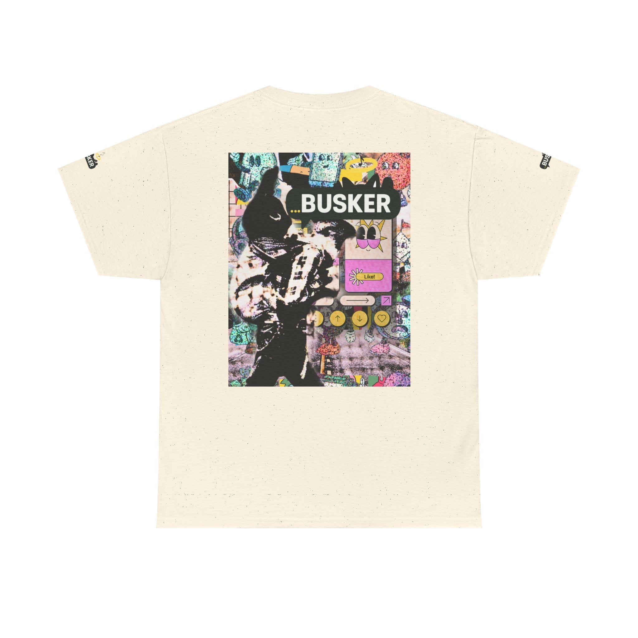 Grunge Art Busker Unisex Heavy Cotton Tee