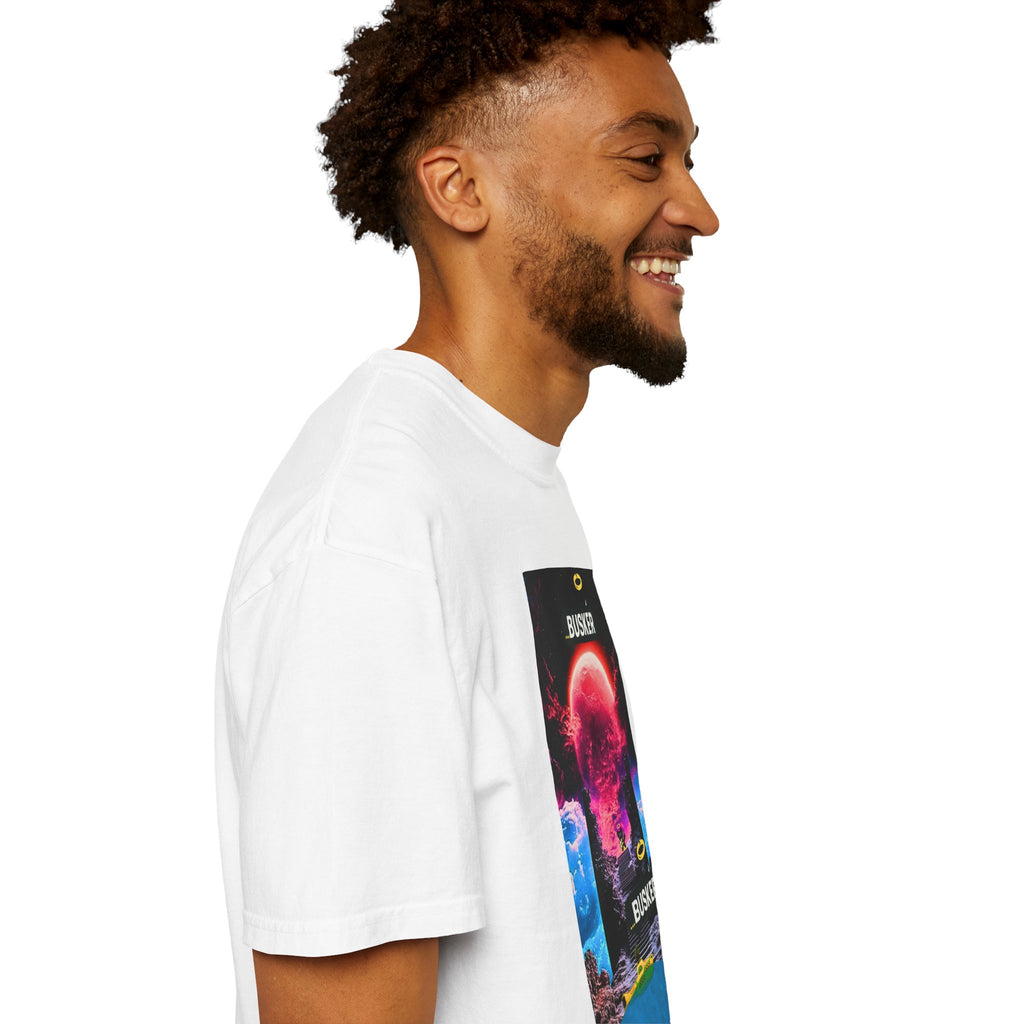 Unisex Garment-Dyed T-shirt with Colorful Retro Design, Music Lover Gift, Casual Wear, Festival Clothing, Unique Graphic Tee