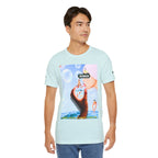 Busker Vibe Unisex Jersey Tee – Colorful Artistic Design for Summer Fun