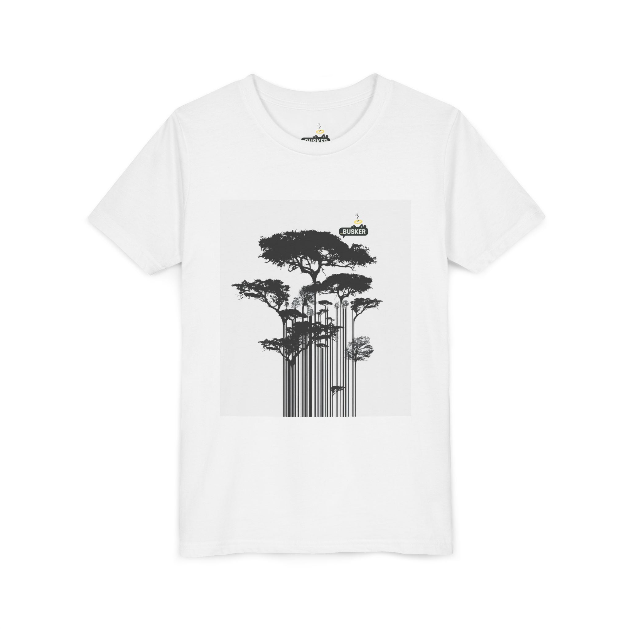 Youth Short Sleeve Tee with Busker Design - Cool Kids Graphic T-Shirt for Everyday Wear, Perfect for Music Lovers, Birthday Gift, [...]