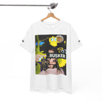 Artistic Unisex Heavy Cotton Tee - 'BUSKER' Graphic Design