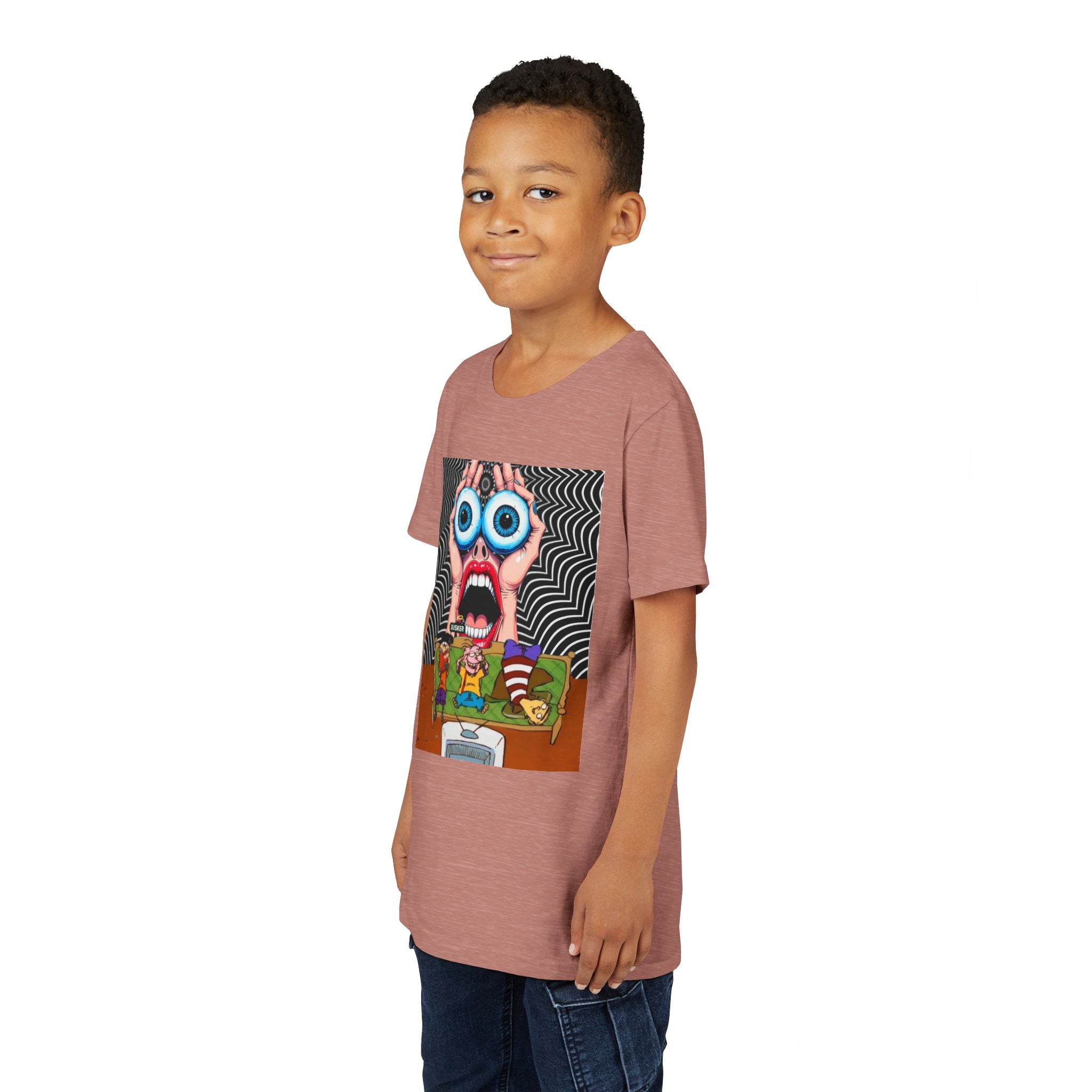 Graphic Youth Tee - Colorful Fun Shirt for Kids, Party T-Shirt, Gift for Youngsters, Trendy Youth Apparel, Art-Inspired Clothing