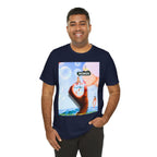Busker Vibe Unisex Jersey Tee – Colorful Artistic Design for Summer Fun