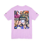 Busker Vibe Unisex Tee - Music & Art Collage Design
