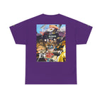 Busker Collage Graphic Tee — Vintage Music Poster Streetwear