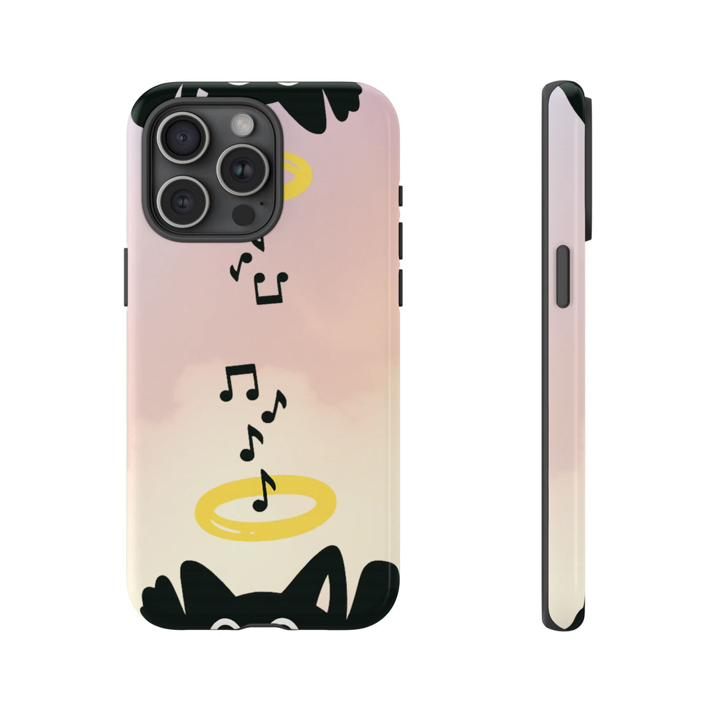 Cute Animal Phone Case, Tough Phone Cover for Pet Lovers, Gifts for Birthdays, Holidays, Music Lovers, Fun Tech Accessories