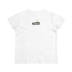 Dinosaur Busker Tee - Fun Women's Cotton T-Shirt, Casual Wear, Gift for Music Lovers, Dinosaur Design, Summer Essential