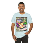 Vibrant Busker Art Tee for Creative Souls