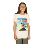 Busker Youth Short Sleeve Tee, Fun Summer Tee, Music Lover Gift, Kids Graphic T-Shirt, Festival Outfit, Creative Gift Idea