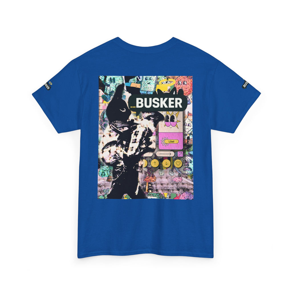 Grunge Art Busker Unisex Heavy Cotton Tee