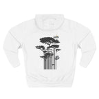Cozy Tree Graphic Hoodie | Urban Style, Unisex Fleece, Perfect for Outdoors, Casual Wear, Gifts for Nature Lovers