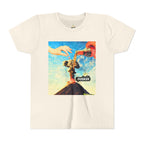 Busker Youth Short Sleeve Tee, Fun Summer Tee, Music Lover Gift, Kids Graphic T-Shirt, Festival Outfit, Creative Gift Idea