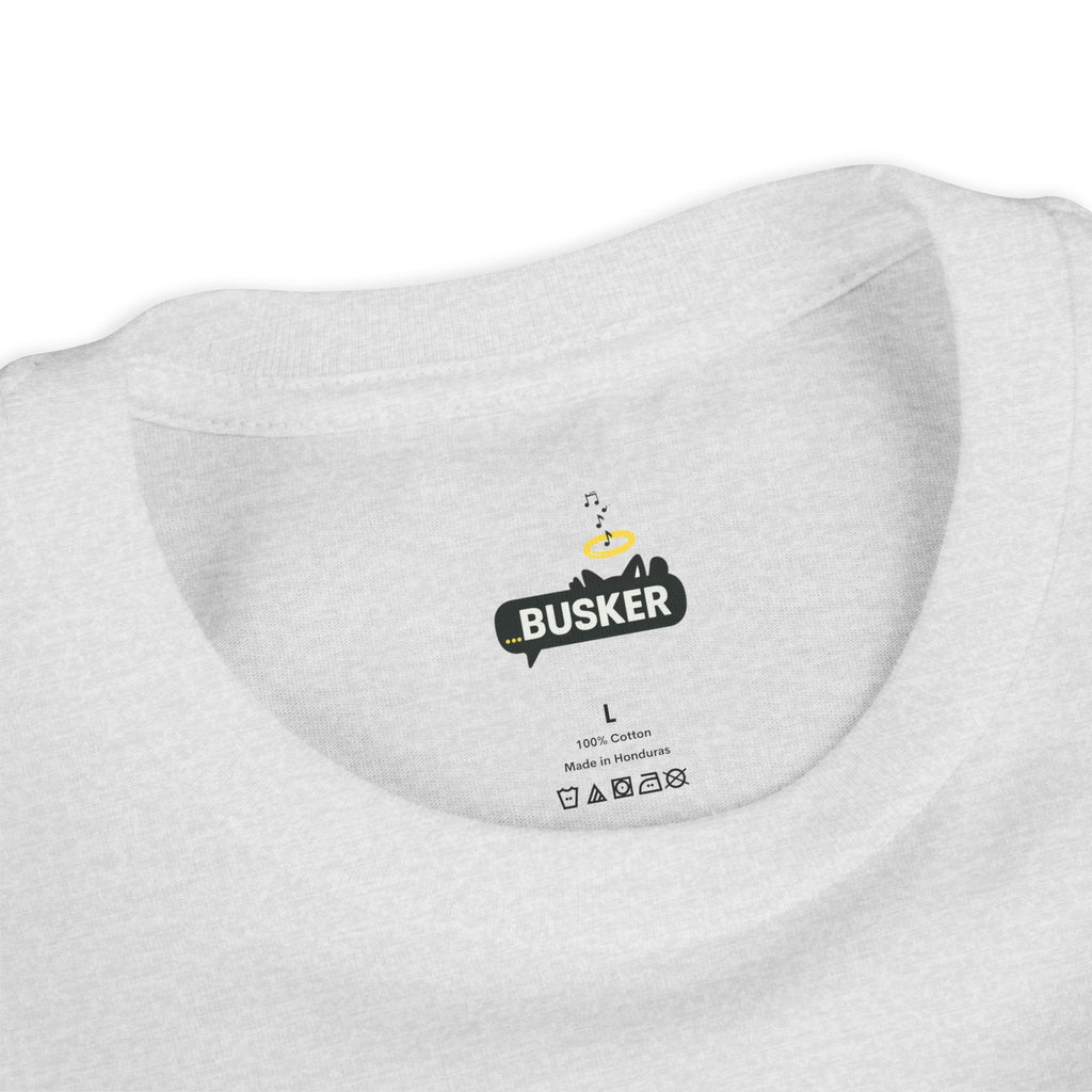 Cool Busker Youth Tee, Street Style Youth T-Shirt, Graphic Tee for Kids, Hipster Summer Shirt, Unique Gift for Young Musicians