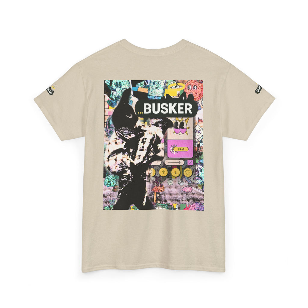 Grunge Art Busker Unisex Heavy Cotton Tee
