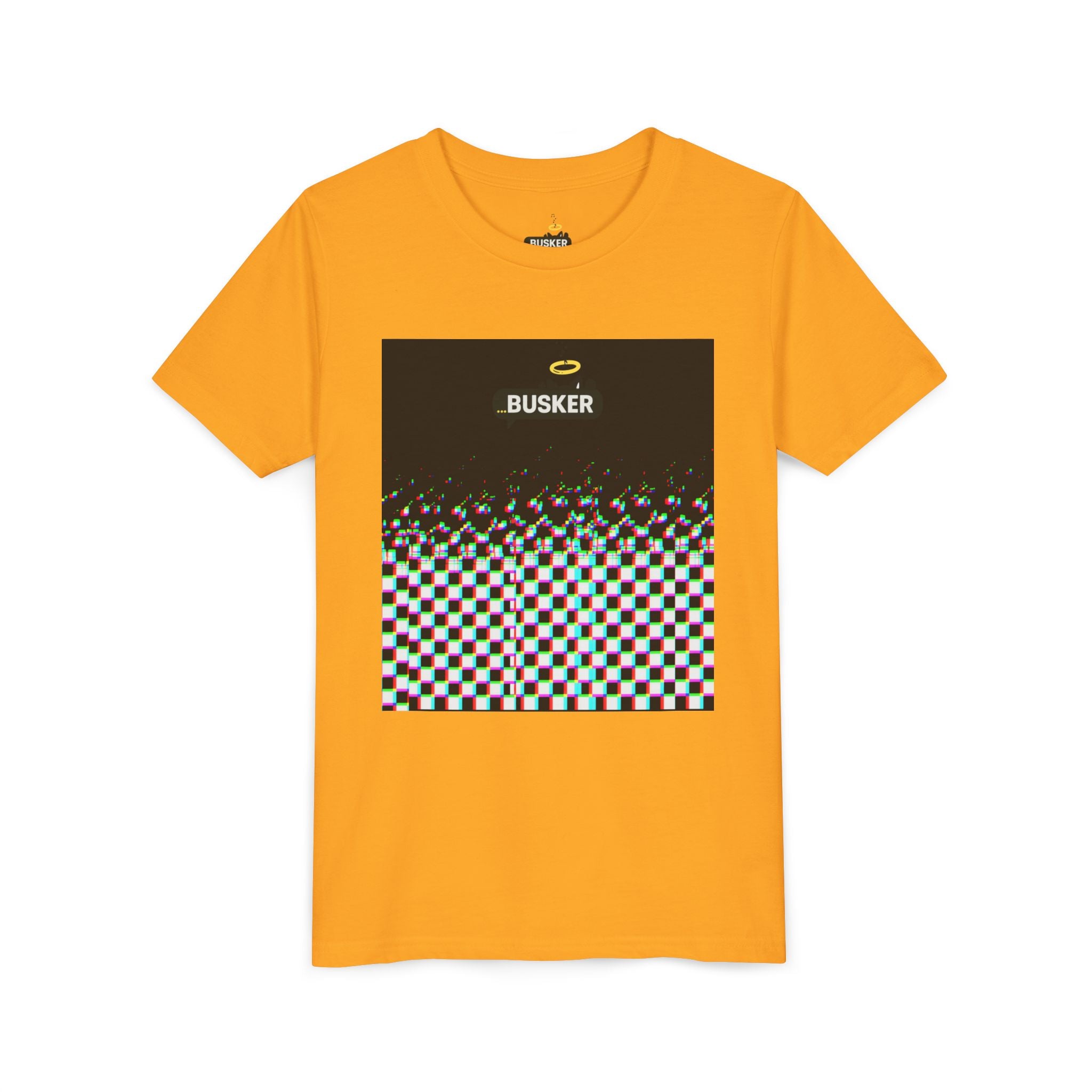 Cool Busker Youth Tee, Street Style Youth T-Shirt, Graphic Tee for Kids, Hipster Summer Shirt, Unique Gift for Young Musicians